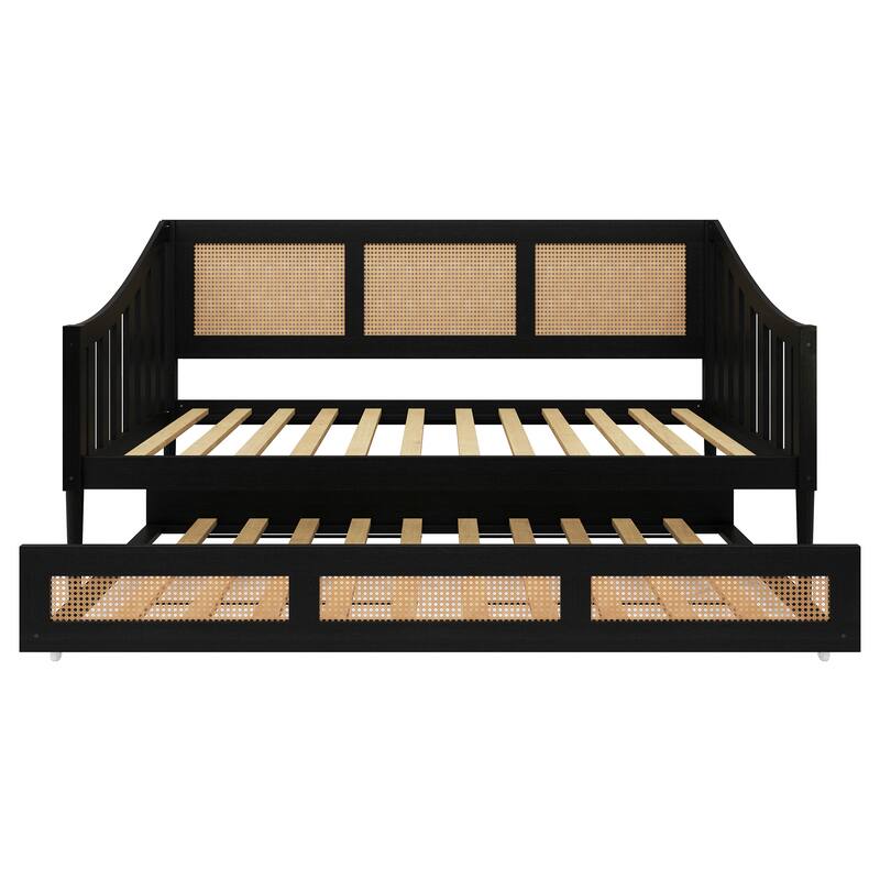CraftPorch Modern Twin Daybed with Trundle