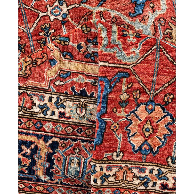Serapi One-of-a-Kind Hand-Knotted Area Rug - Red - 8' 3" x 10' 0"