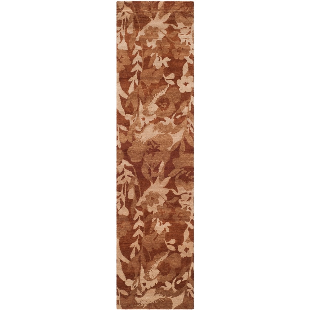 SAFAVIEH Couture Hand-knotted Tibetan Soniya Modern Wool Rug