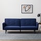 preview thumbnail 7 of 36, Lucid Comfort Collection Futon Sofa Bed with Buttonless Tufting