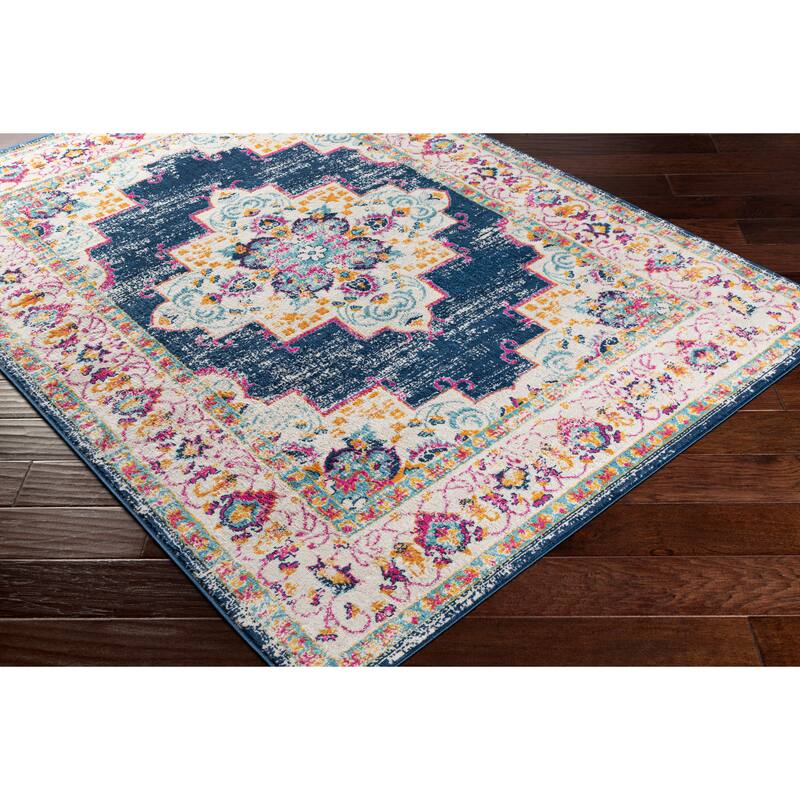 Artistic Weavers Teena Distressed Persian Medallion Area Rug
