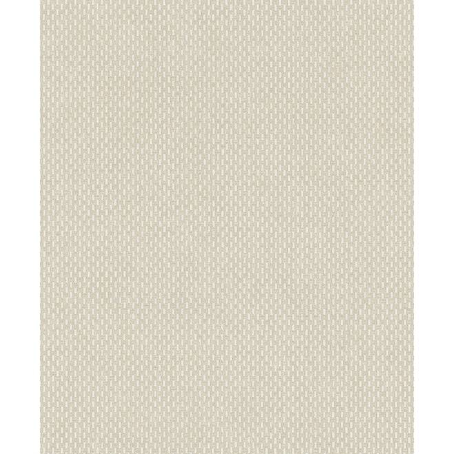 Brewster Pearson Wheat Distressed Geometric Wallpaper - 21in x 396in x 0.025in