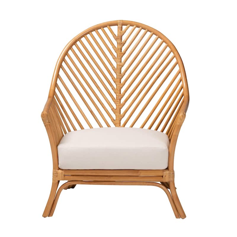 Lisabon Bohemian Light Honey Rattan Arm Chair