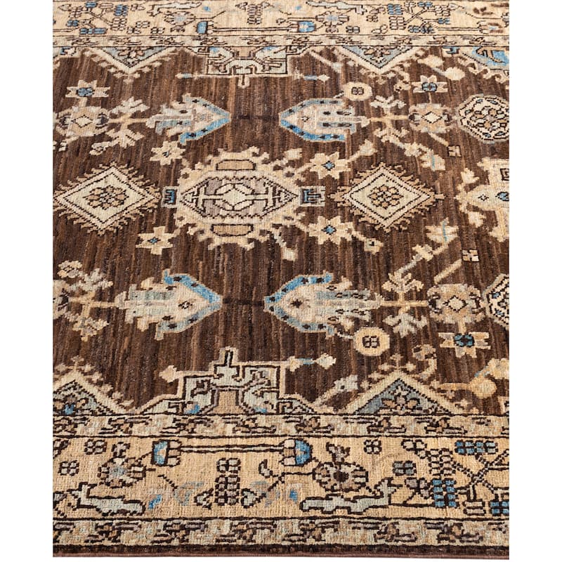 Serapi One-of-a-Kind Hand-Knotted Area Rug - Brown - 4' 0" x 5' 11"
