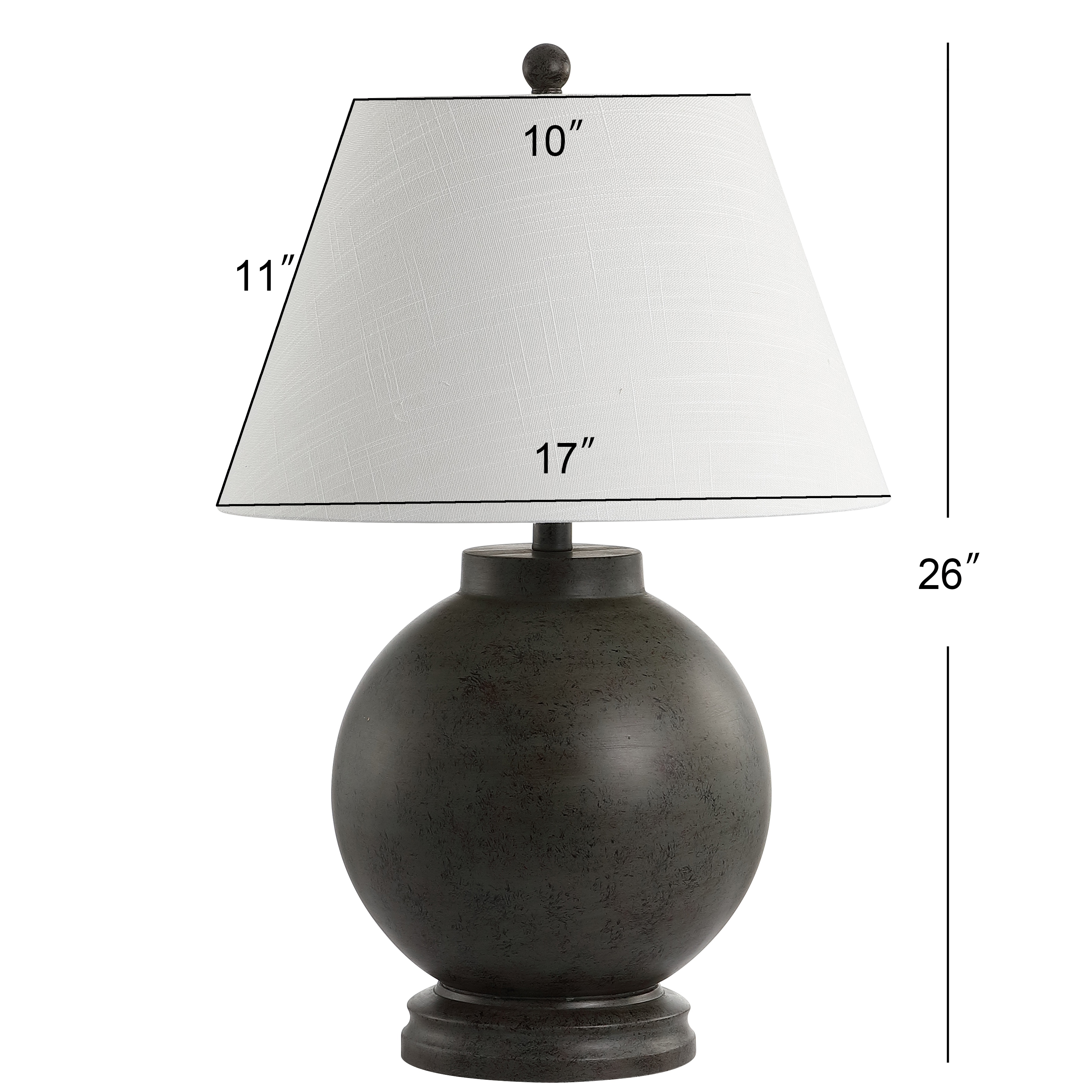 Dark gray table lamp on sale