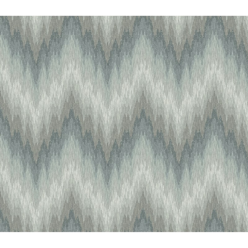 Whistler Slate Ikat Texture Wallpaper
