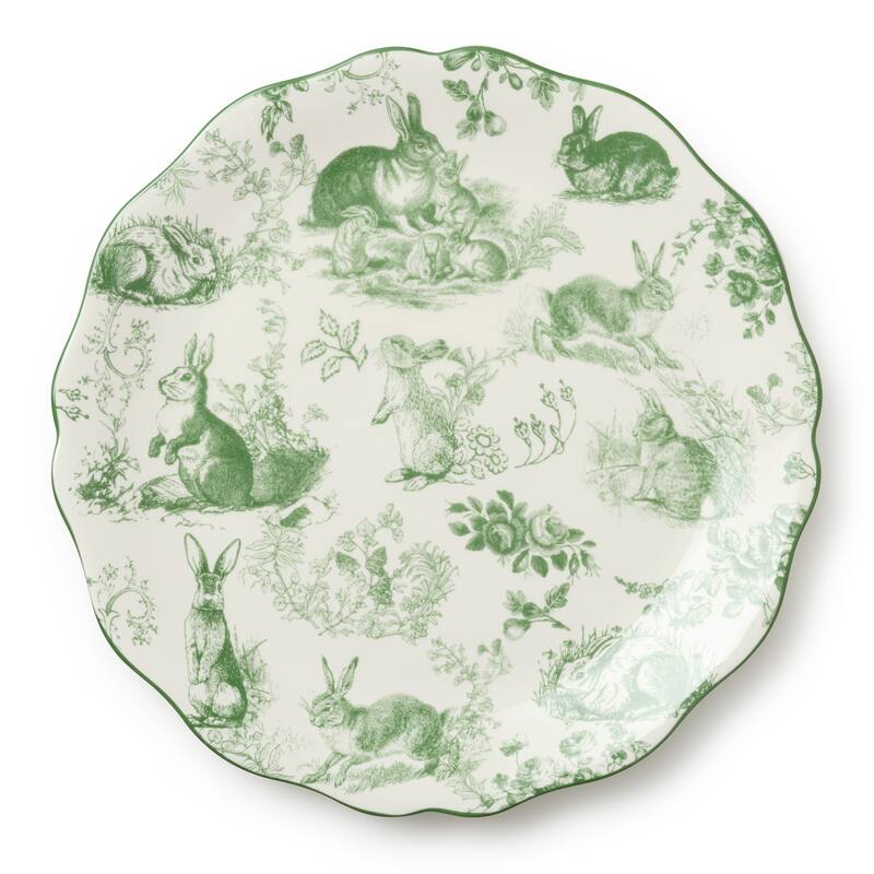Certified International Le Jardin Round Platter 13" - 13"W x 13"D x 1.125"H
