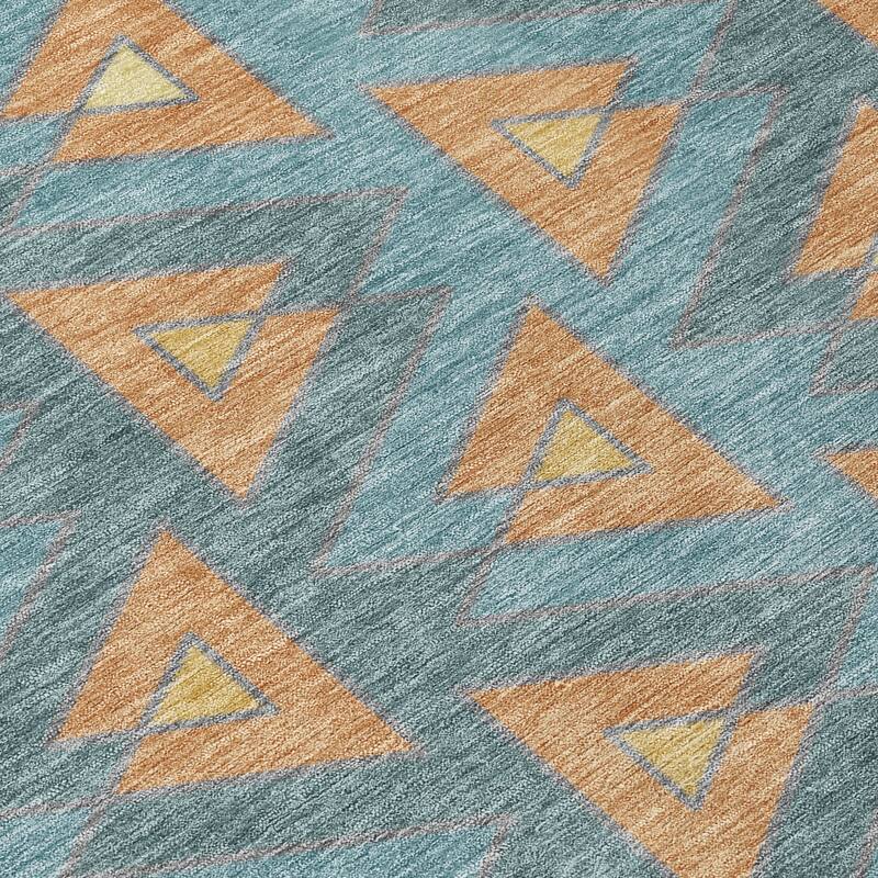 Machine Washable Indoor/ Outdoor Global Lyons Chantille Rug