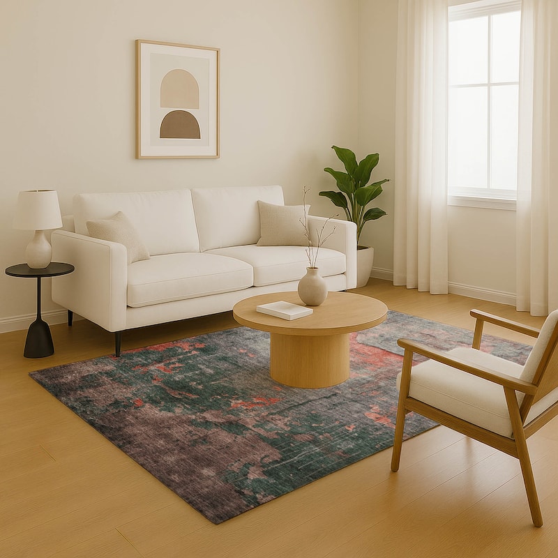 Premium Washable Super Soft Abstract Chic Mayfield Rug