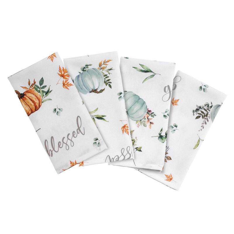 Avanti Linens Grateful Patch 18" 4-Pack Napkin Set - Napkin S/4