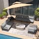 Option Dark Grey - 6PC with 12 Armrest