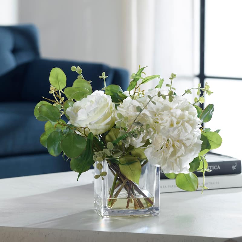 Uttermost Rosewood Garden Bouquet - 16"W x 13"H x 14"D