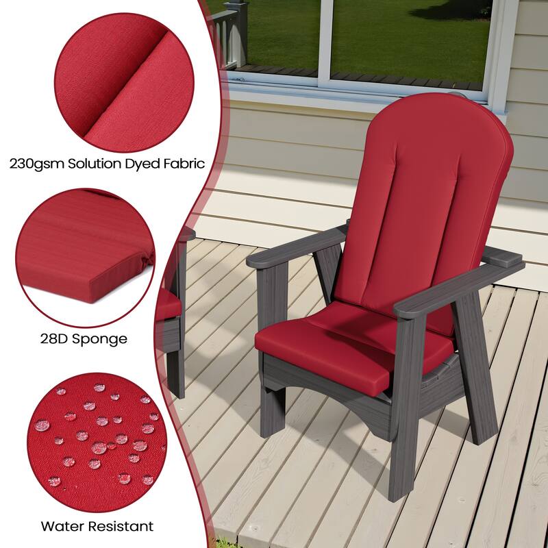 Pellebant Outdoor Adirondack Chairs Cushion High Back