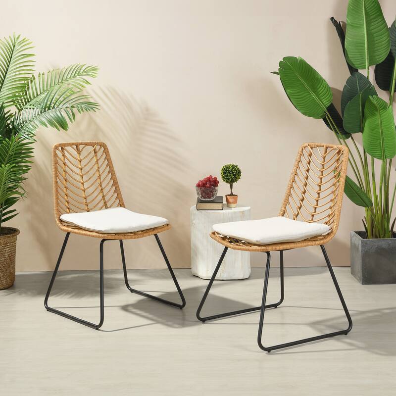 2PCS Dining chair with 2 Cushions