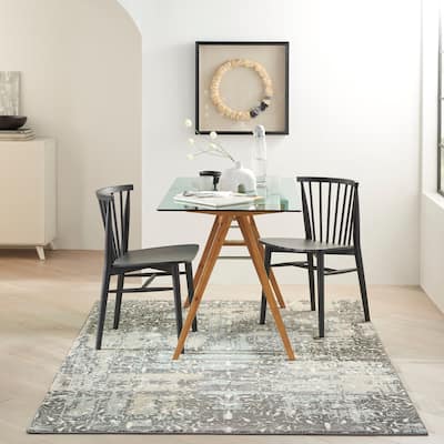 Nourison Marmara Contemporary Country Damask Area Rug