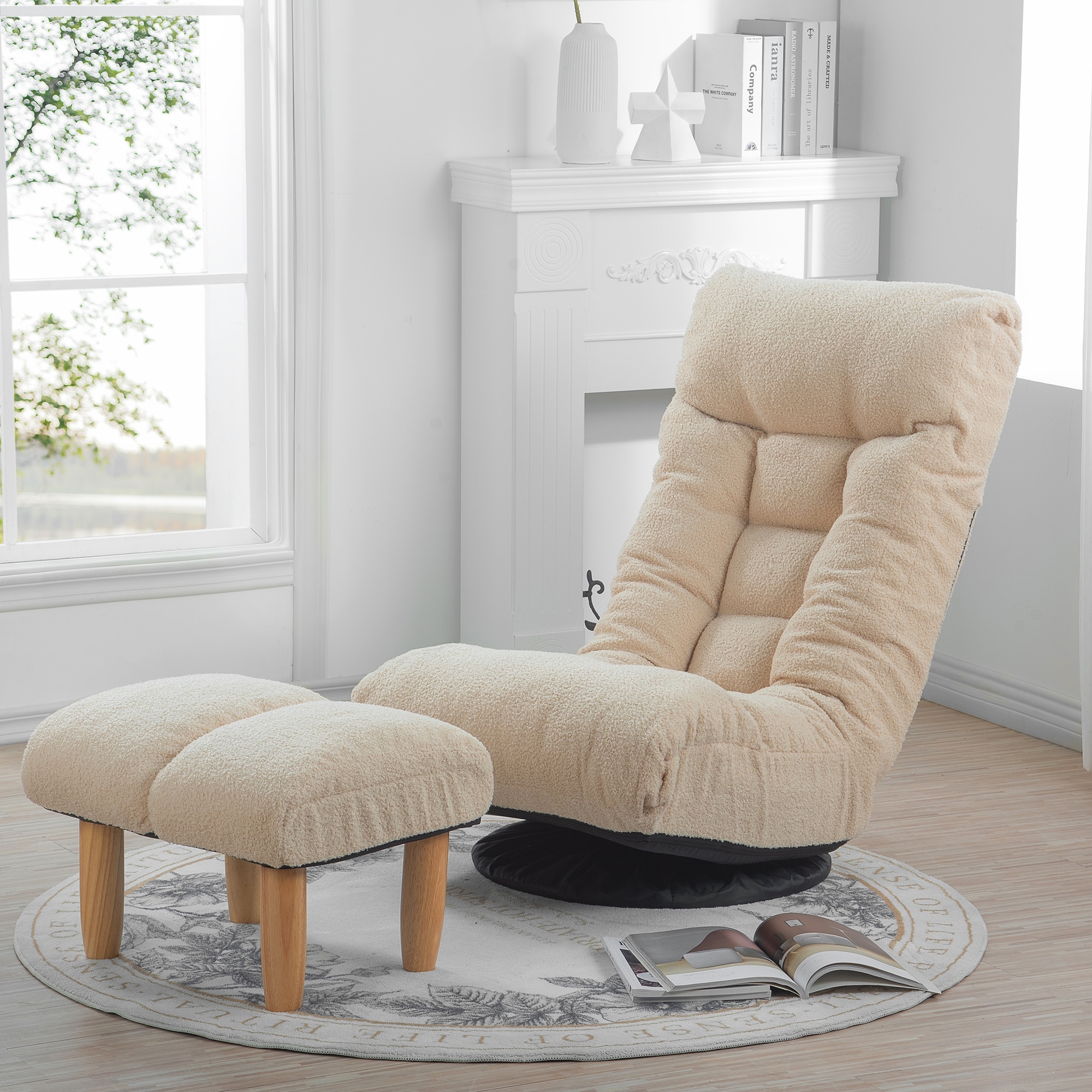 Japanese reclining floor chair top