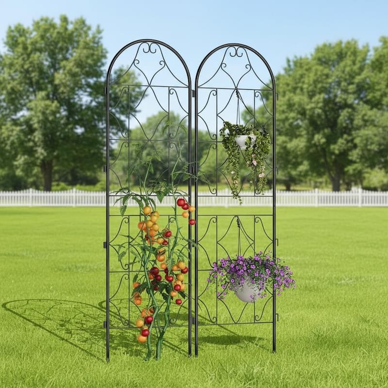Garden Trellis, No Dig Dog Fence Outdoor