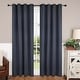 preview thumbnail 25 of 68, Superior Shimmer Washable Room Darkening Curtains, Set of 2 Panels 52" x 108" - Deep Gulf