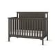 preview thumbnail 9 of 22, Forever Eclectic Hampton Flat Top 4-in-1 Convertible Baby Crib Dapper Gray