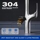 preview thumbnail 7 of 15, Single Handle Kitchen Faucet with Pull-Down Sprayer