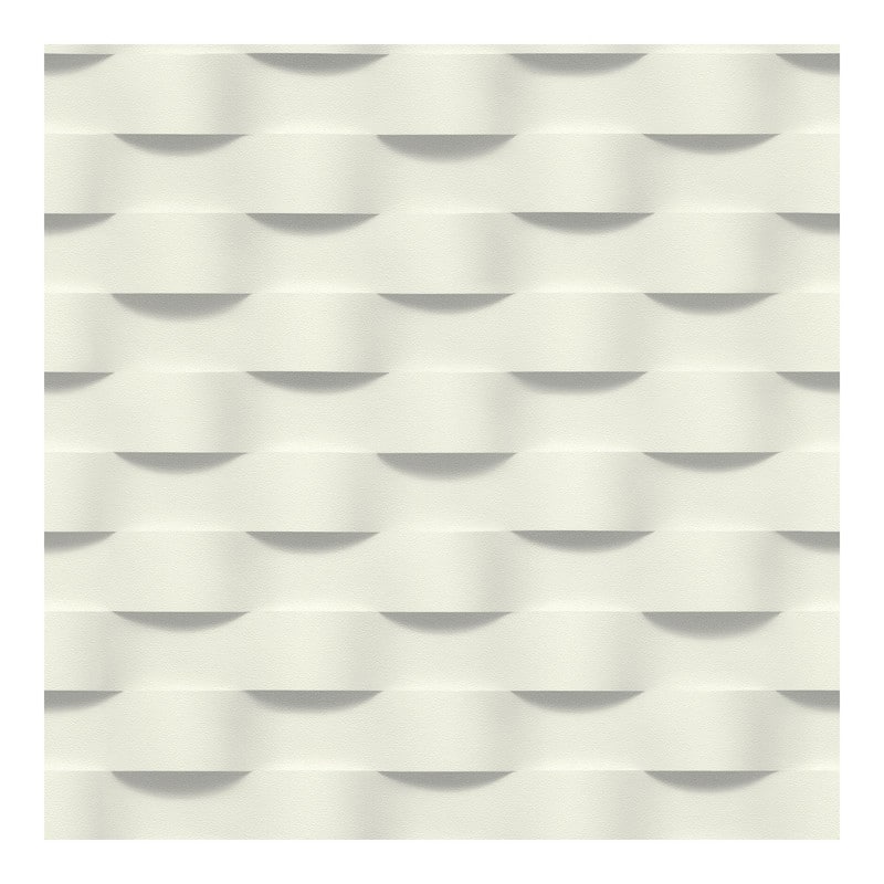 Rasch Clarice Grey Geometric Ripple Wallpaper - 20.5 x 396 x 0.025