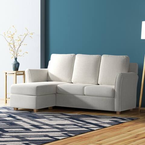 Furniture of America Golt Contemporary Upholstered L-shaped Sectional