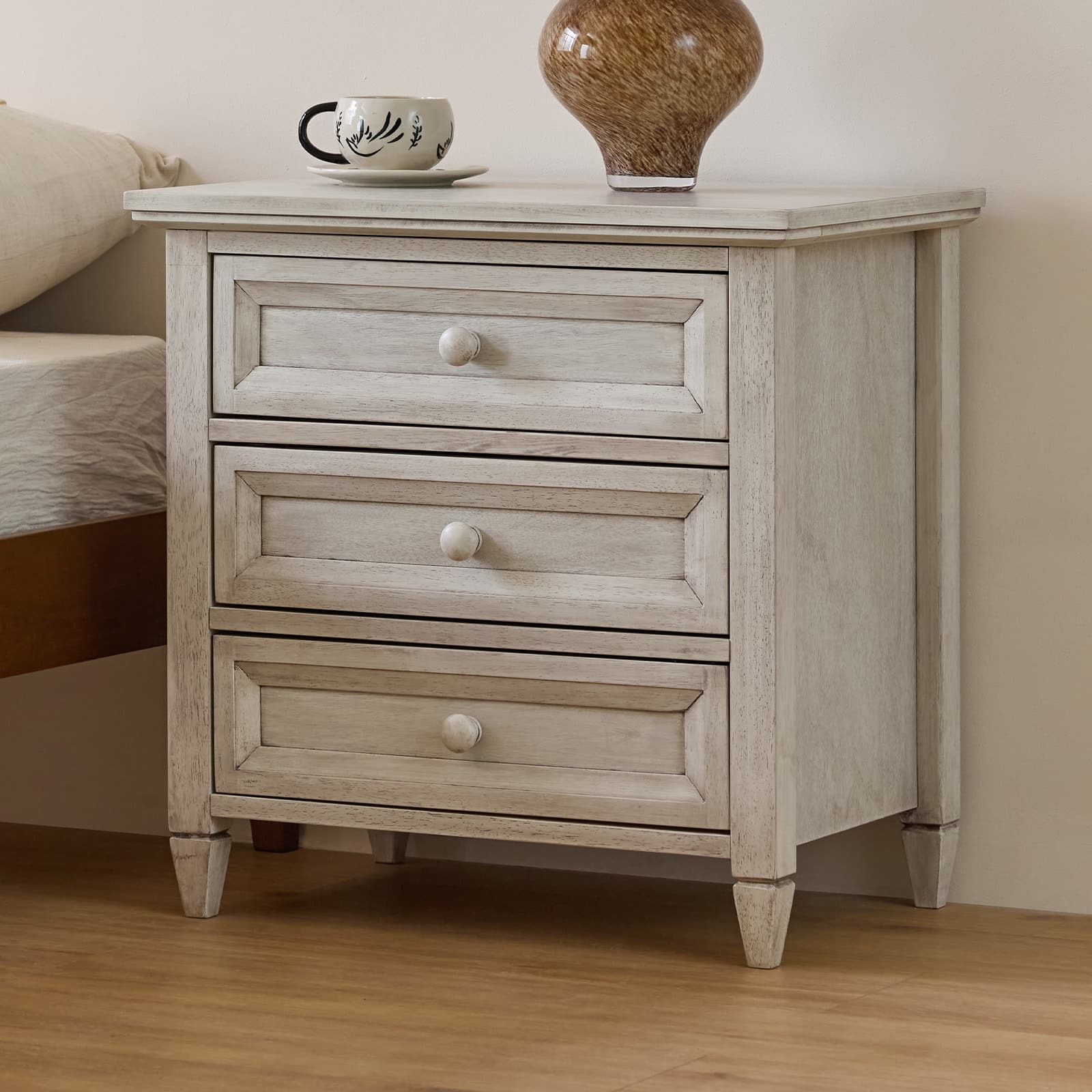 Option Three Drawers-Grey