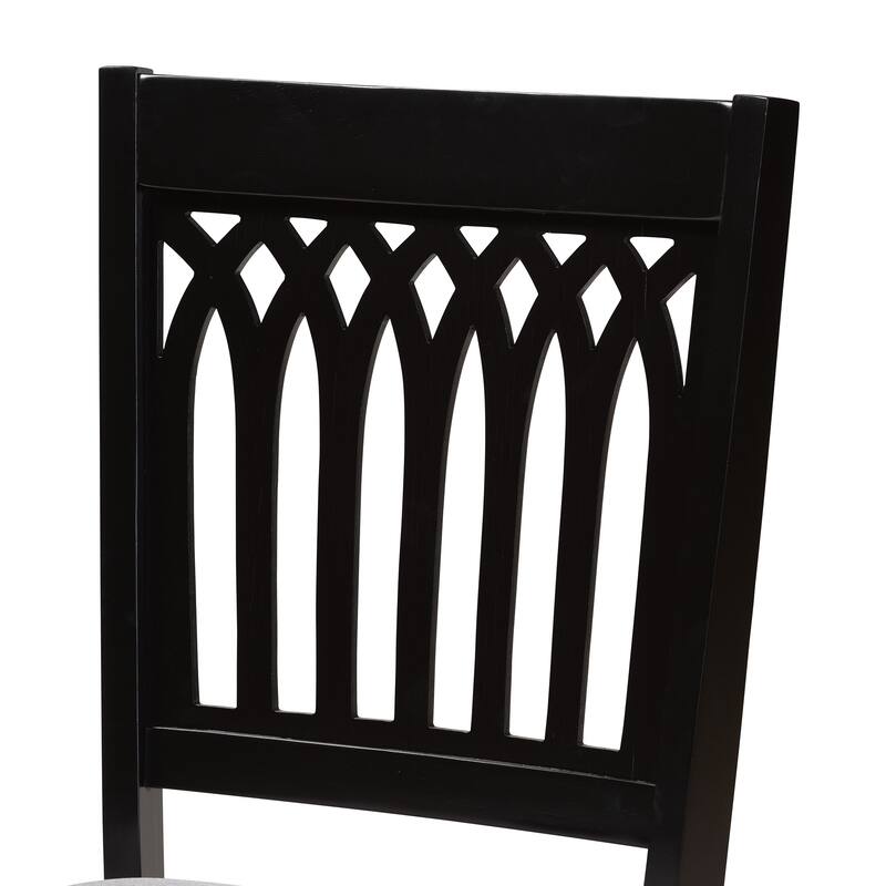 Genesis Modern Wood 2-Piece Dining Chair Set