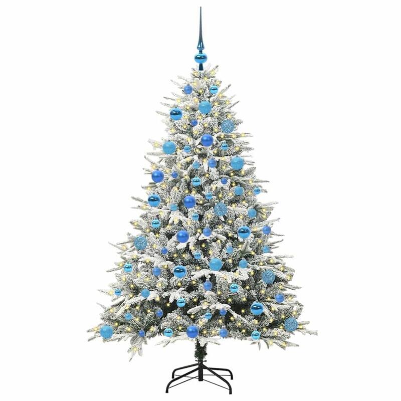 vidaXL Artificial Christmas Tree Green PVC