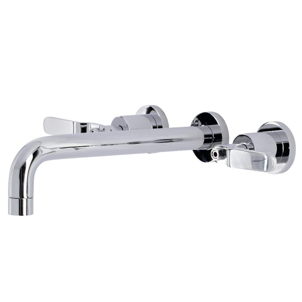 Whitaker Two-Handle 3-Hole Wall Mount Tub Faucet