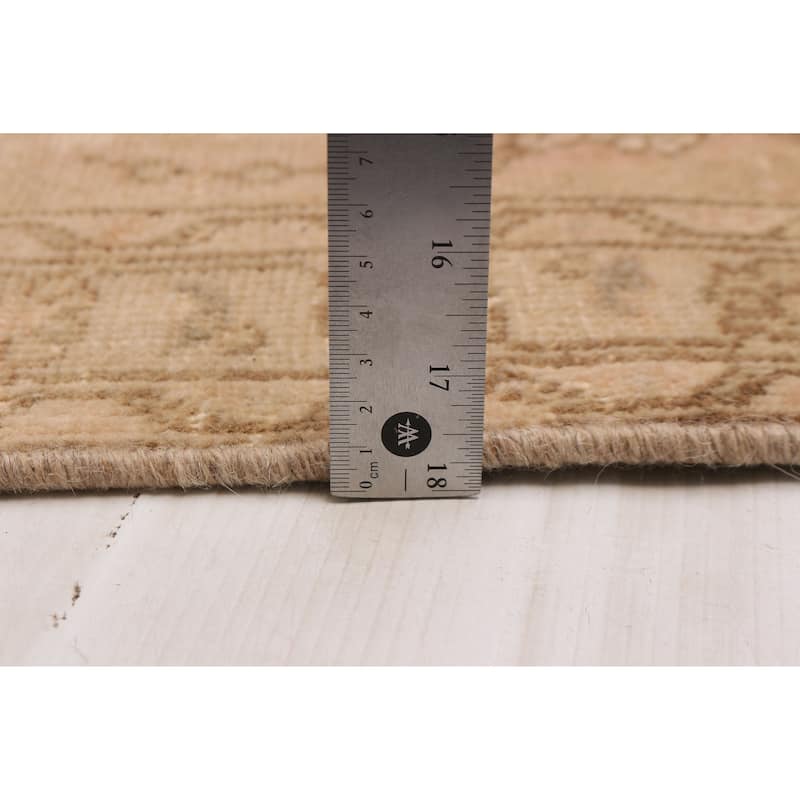 ECARPETGALLERY Hand-knotted Antalya Vintage Light Copper Wool Rug - 9'11 x 12'9