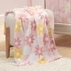 preview thumbnail 6 of 5, Lambs & Ivy Daisy Dreams Soft & Cozy Luxury Fleece Checkered Baby Blanket