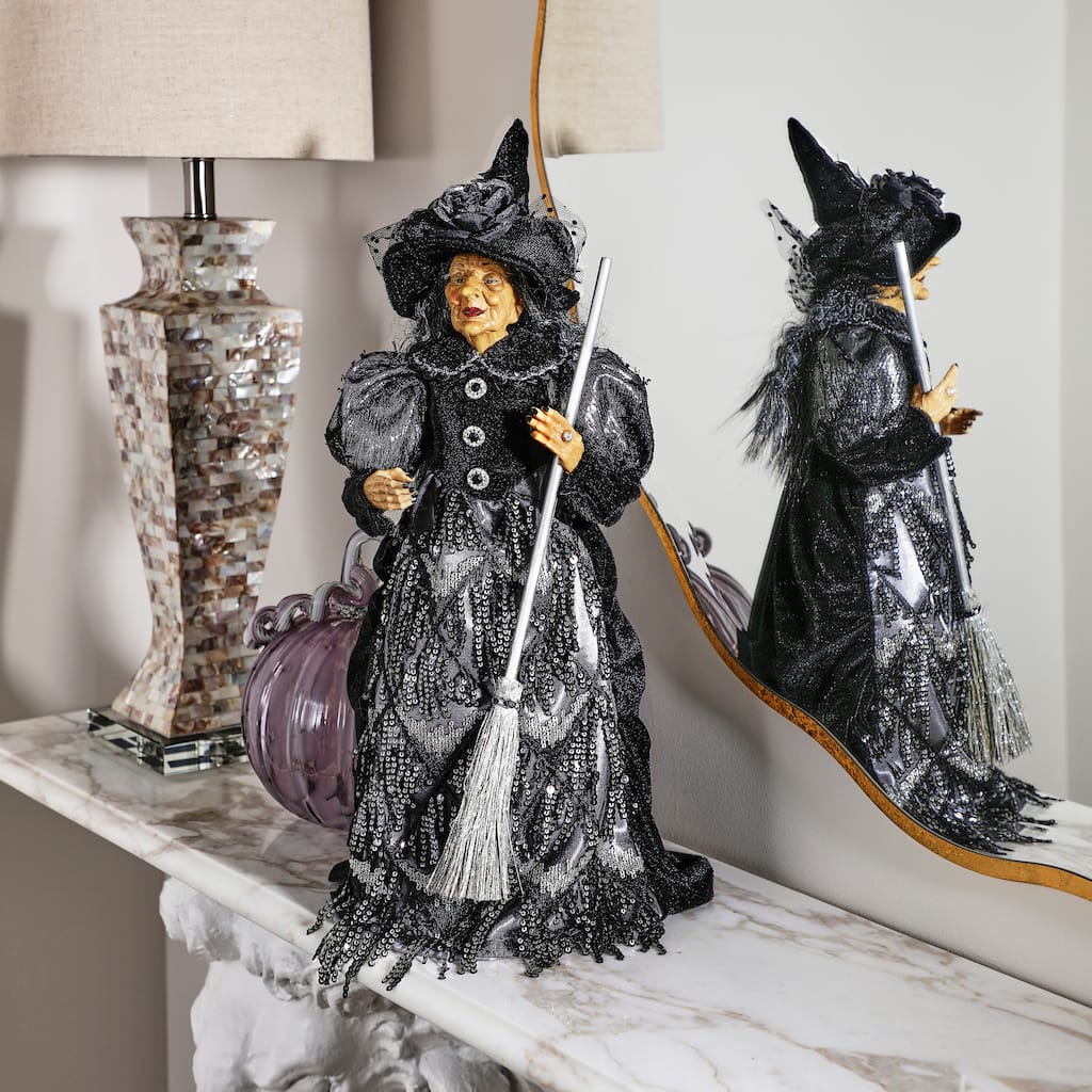 24" Elegant Standing Witch