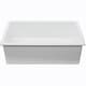 preview thumbnail 2 of 11, White 30 Inch Fireclay Undermount or Topmount Kitchen Sink - 30" x 18" x 9.75"
