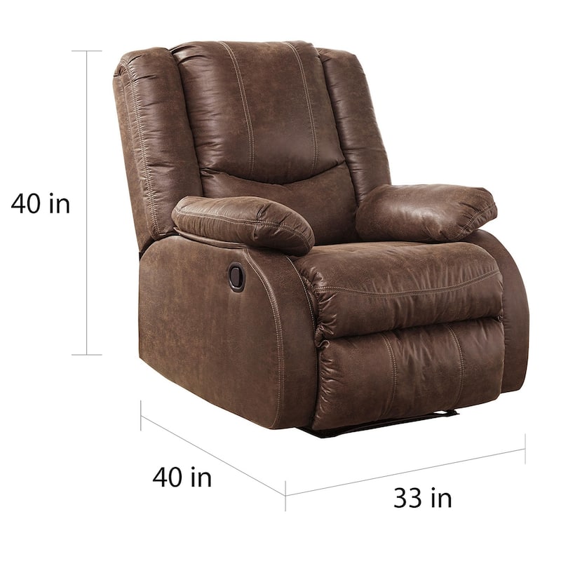 Bladewood Contemporary Brown Zero Wall Recliner