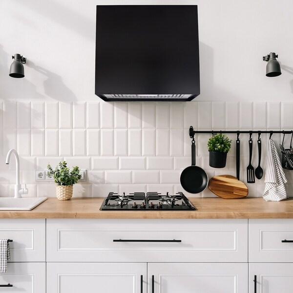30in Wall Mount Range Hood 600CFM Stainless Steel Vent Hood
