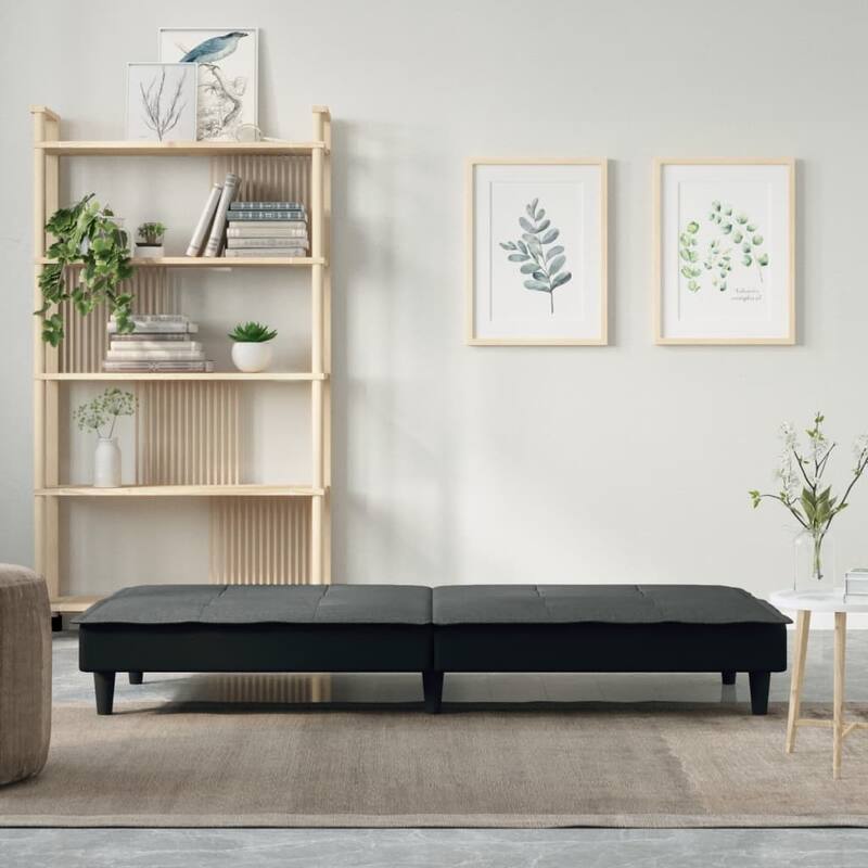 vidaXL Sofa Bed Fabric Sleeper Sofa Loveseat Recliner Chair Daybed Couch Bed - 78.7" x 35" x 27.6"