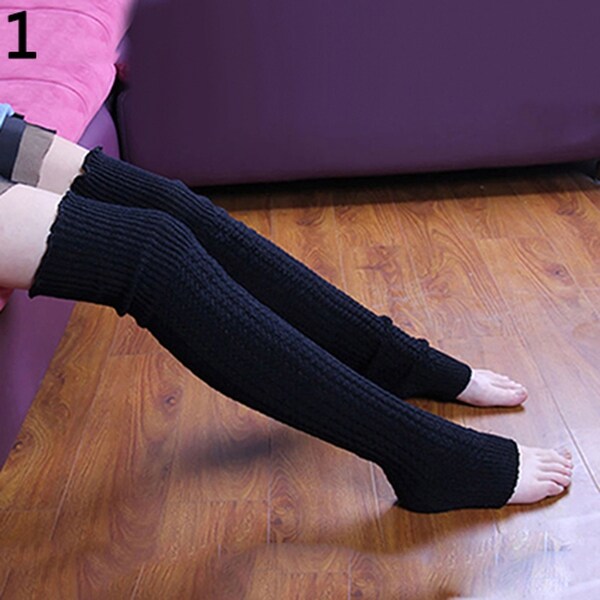 Details about Women Winter Warm Fashion Slouch Knit Crochet High Knee Leg Warmers Boot Socks Details about Women Winter Warm Fashion Slouch Knit Crochet High Knee Leg Warmers Boot Socks