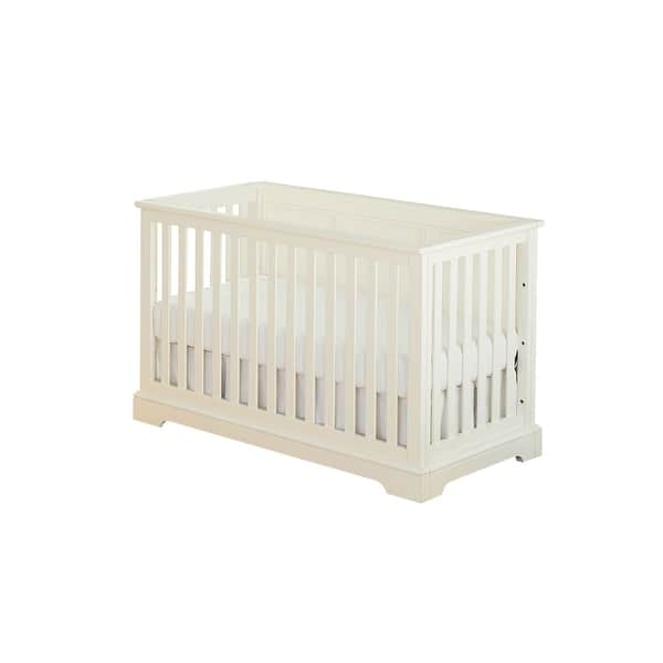 slide 2 of 6, Hanley 56" Wide Island Crib, Chalk