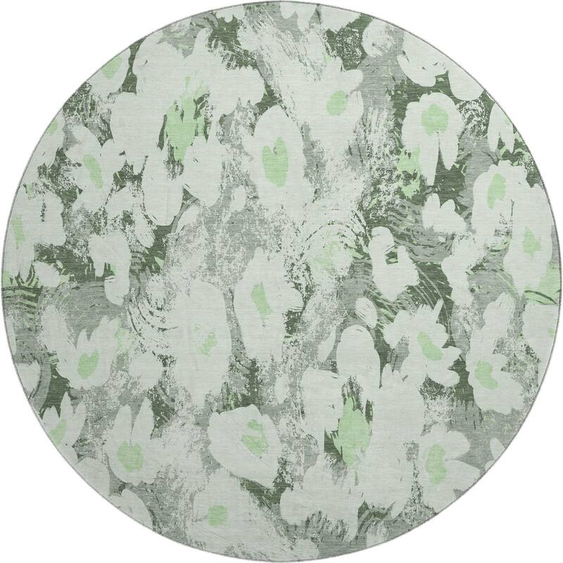 Premium Washable Super Soft Contemporary Floral Mayfield Rug
