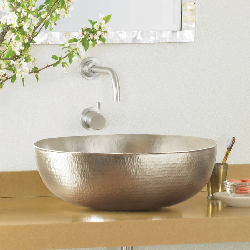 Native Trails Maestro Oval 17-1/4" Copper Vessel Bathroom Sink