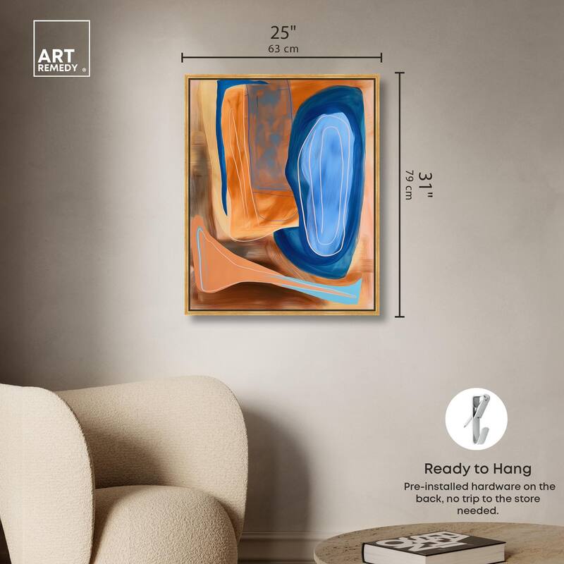 An Abstract Oil I Canvas by Art Remedy
