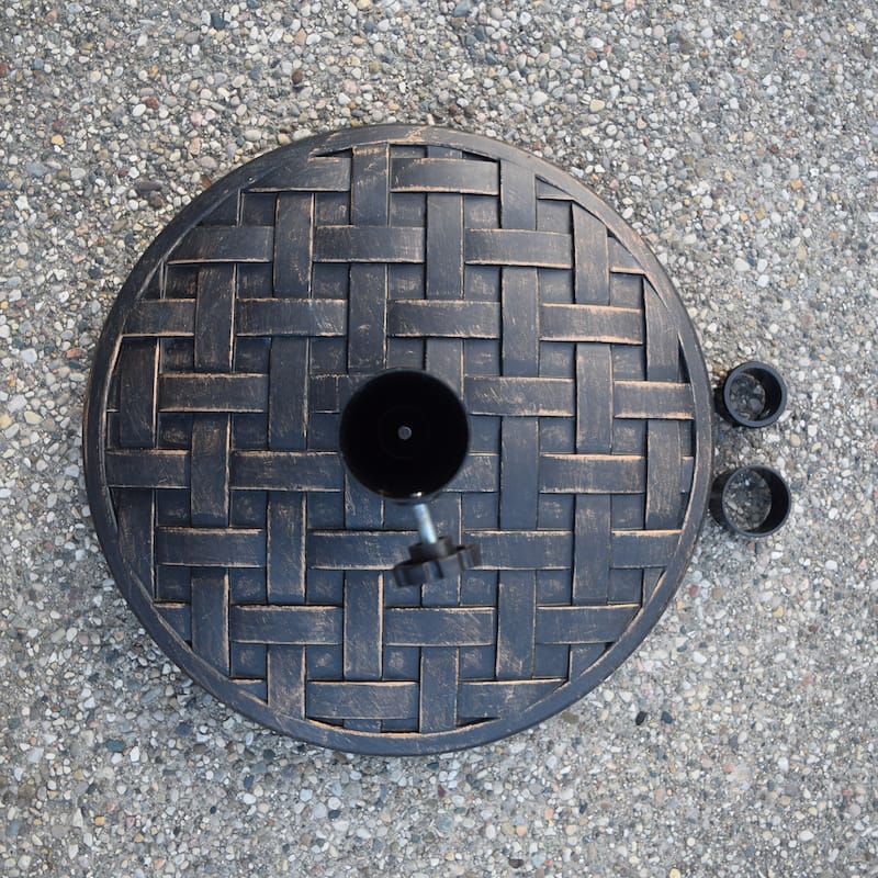 Cast Concrete 40 lb Umbrella Base