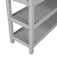 preview thumbnail 34 of 82, Space-Saving Loft Bed with Storage Shelves and Desk, Solid Wood Loft Bed Frame with Ladder and Guardrail for Kids Teens Adults