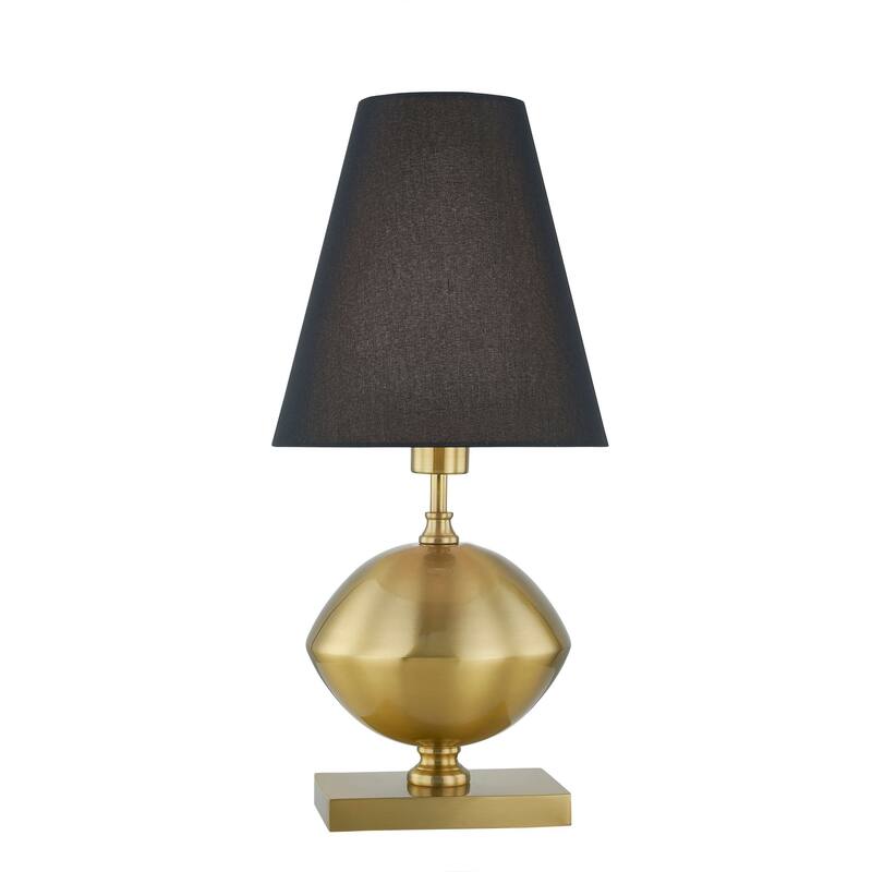 Selma 20" Table Lamp with Linen Shade, Gold