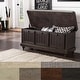 preview thumbnail 6 of 15, Granger Storage Bench with Linen Seat Cushion by iNSPIRE Q Classic