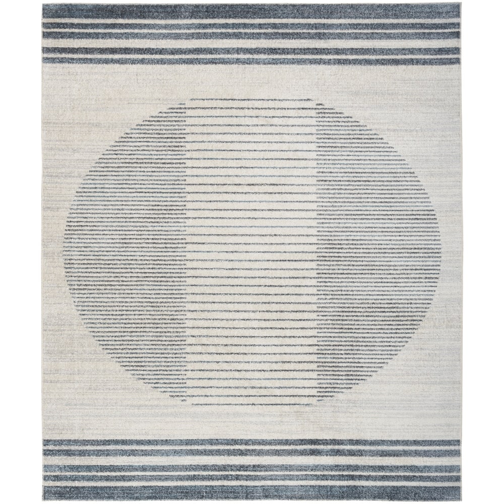 Nourison Astra Machine Washable Linear Area Rug