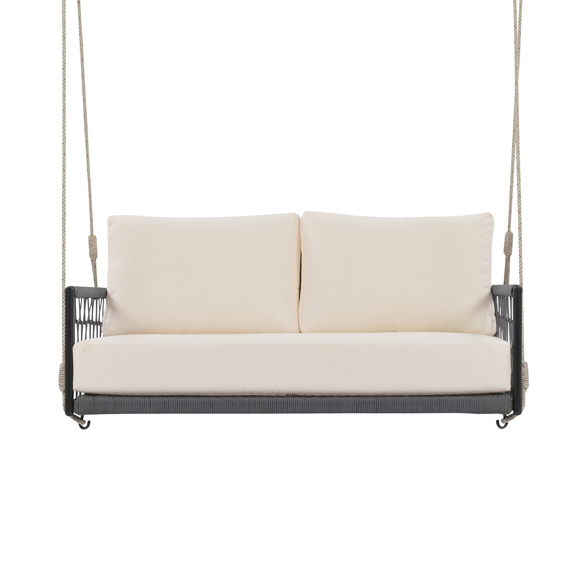 1 Piece Woven Rope Outdoor Porch Swings Sofa with Cushions Bed Bath Beyond 40271747