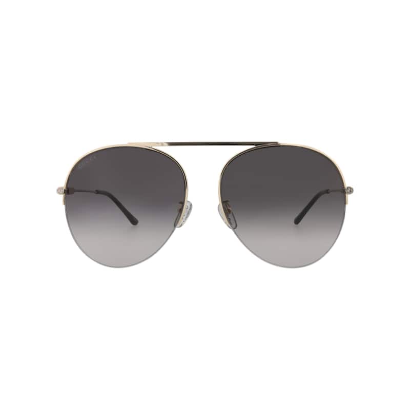 Gucci Aviator-Frame Metal Sunglasses - NS