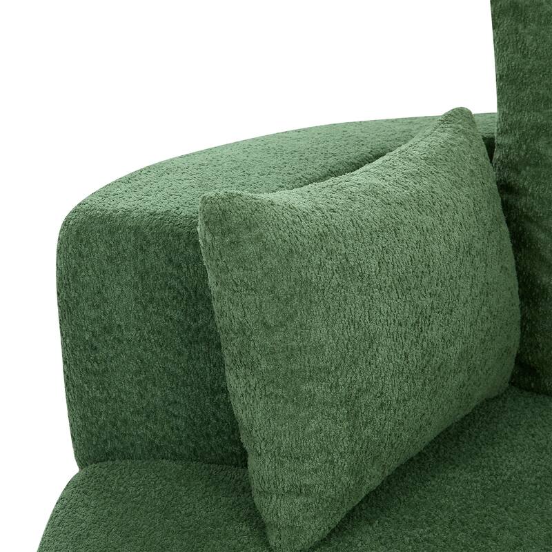 Modern 360° Swivel Round Barrel Chair by Harper & Bright Designs